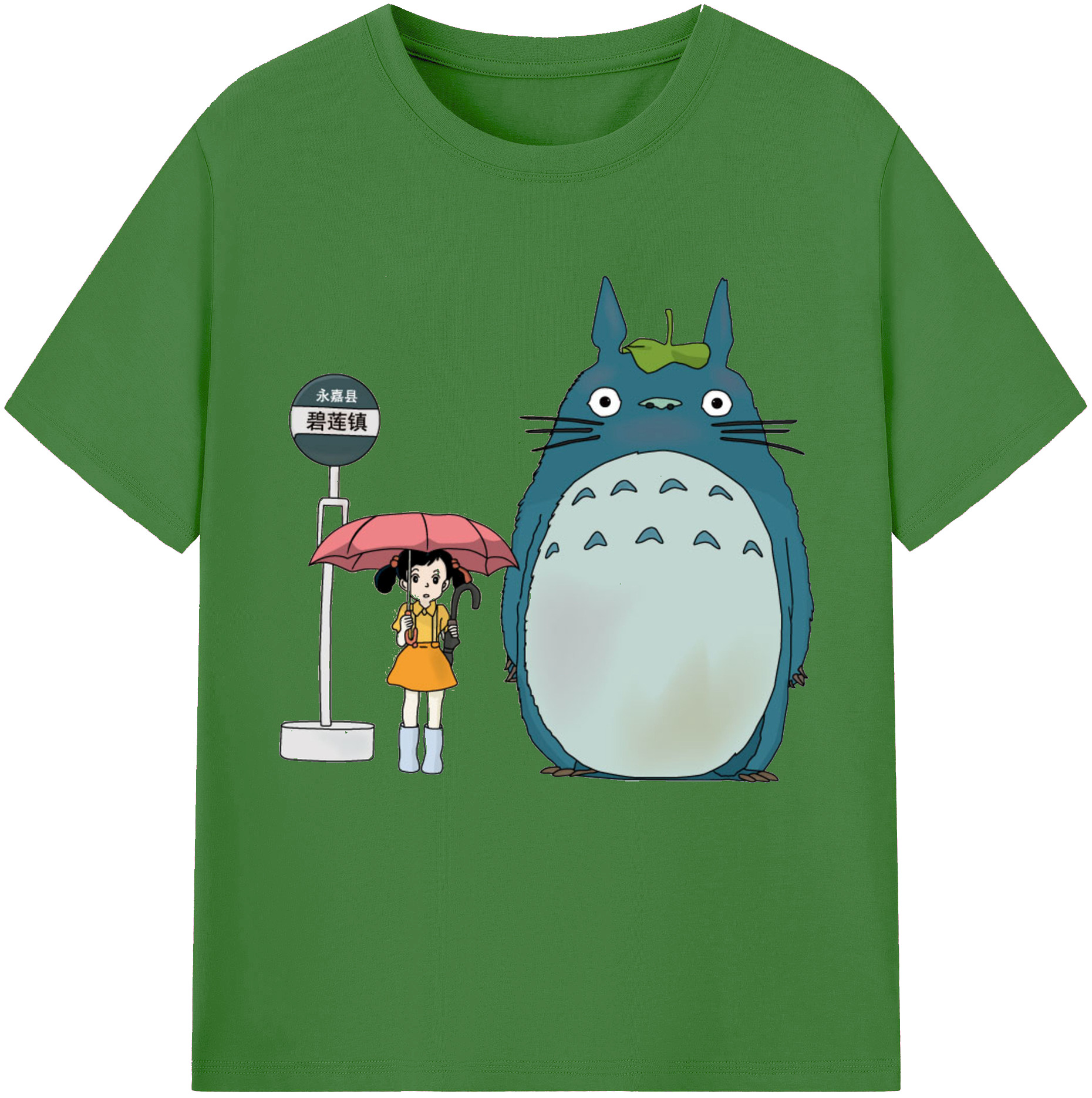 （画像用） となりのトトロ 草壁メイ 草壁サツキ My Neighbor Totoro Satsuki Kusakabe Mei Kusakabe レディースカジュアルプリントTシャツ（綿100％）